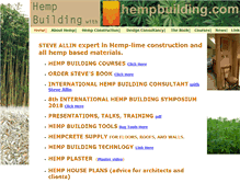 Tablet Screenshot of hempbuilding.com
